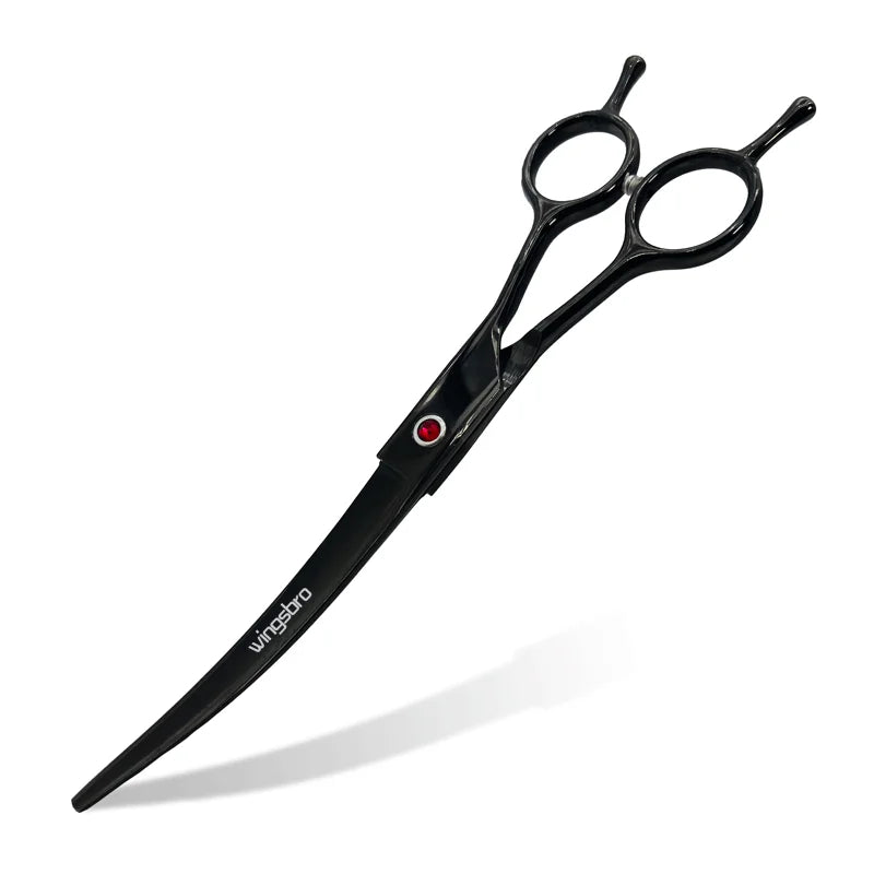 Pet Grooming Scissors 7inch Right and Left Hand Curved Scissors For Dog Grooming