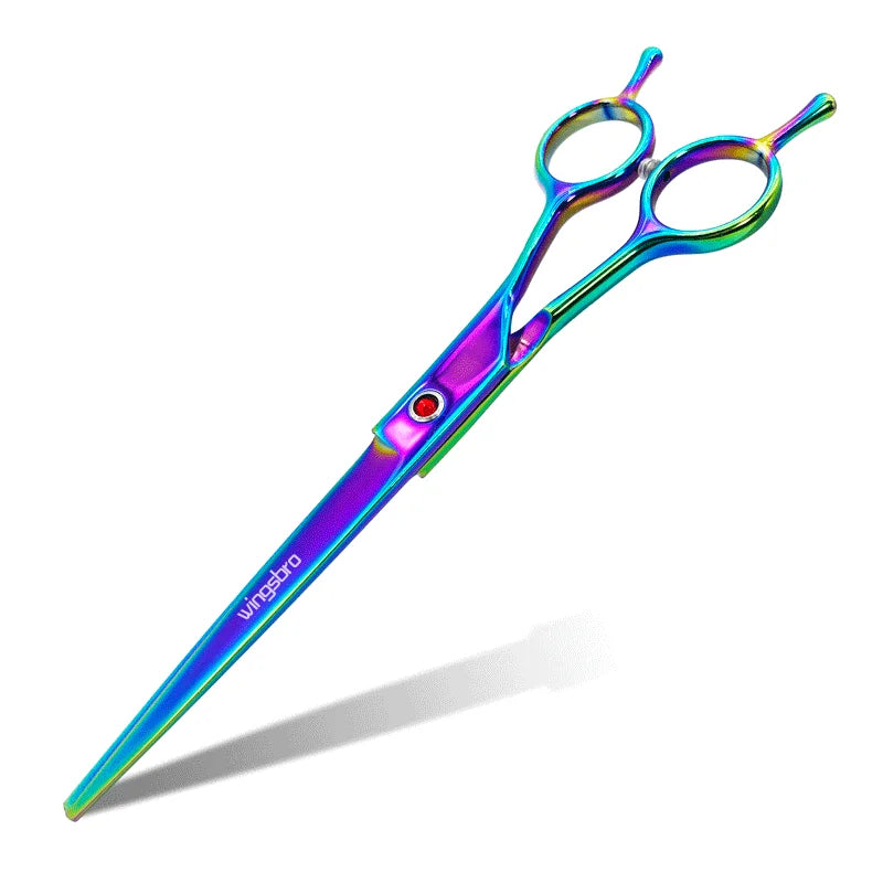 Pet Grooming Scissors 7inch Right and Left Hand Curved Scissors For Dog Grooming
