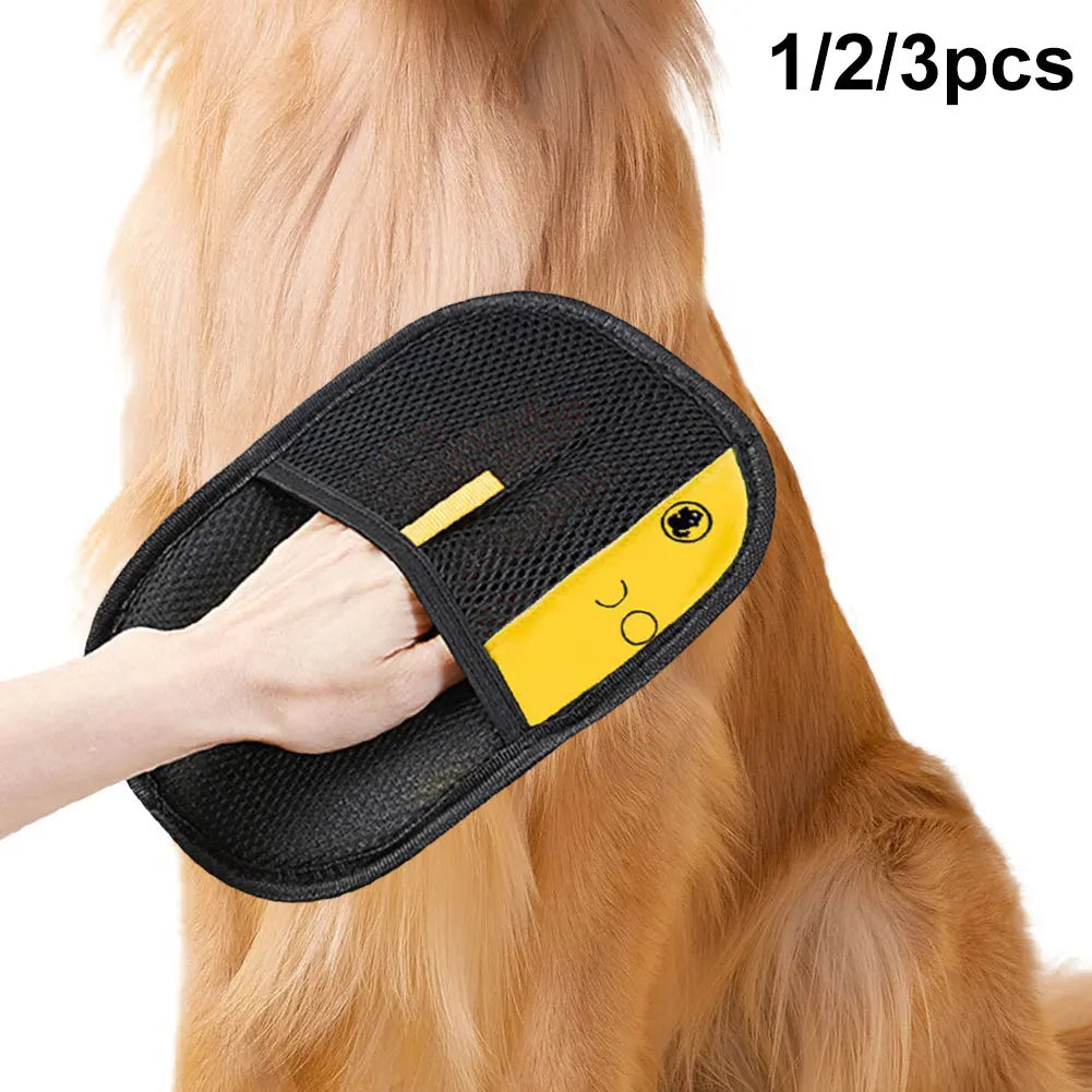 Pet Hair Remover Mitt Pet Hair Remover Gloves Deshedding Brush Glove for Dog Cat Rabbit with Long/Short/Curly Hair