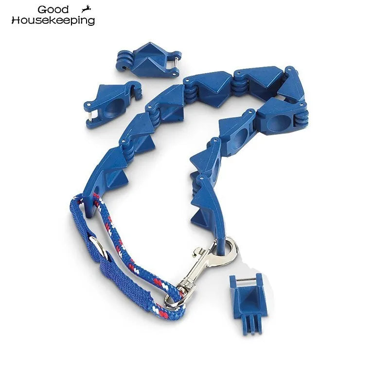 Dog Collar Welded Link Chain Pet Non-slip Pinch Adjustable Large Size Training Accessories Collars For Big Dogs