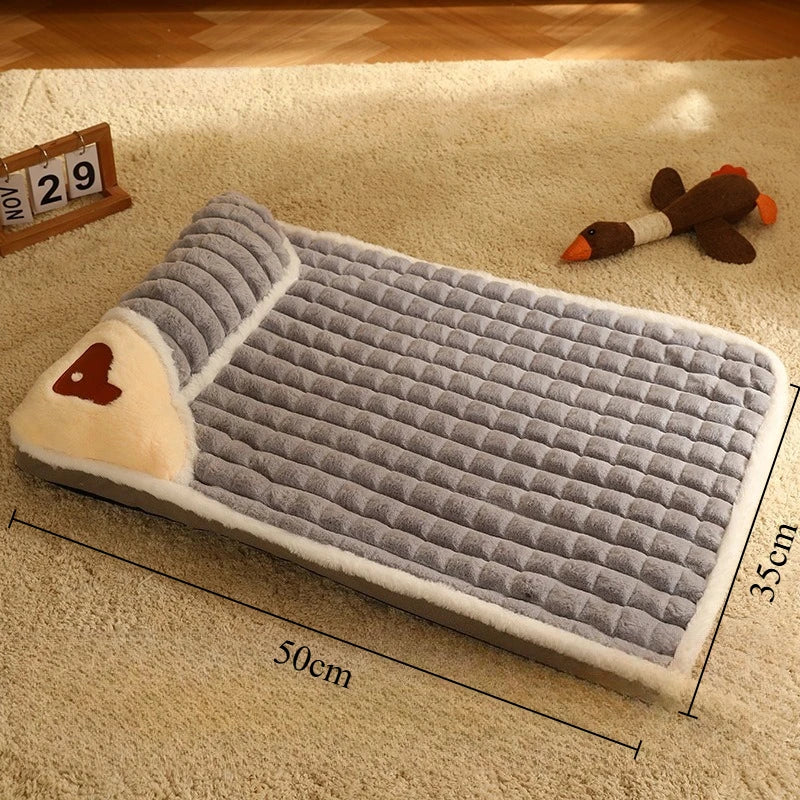 Cama Para Perros Dog Bed Winter Warm Dog Mat Warm Dogs Sleeping Bed Soft Pet Blanket Removable Washable Pet Beds Dogs Beds