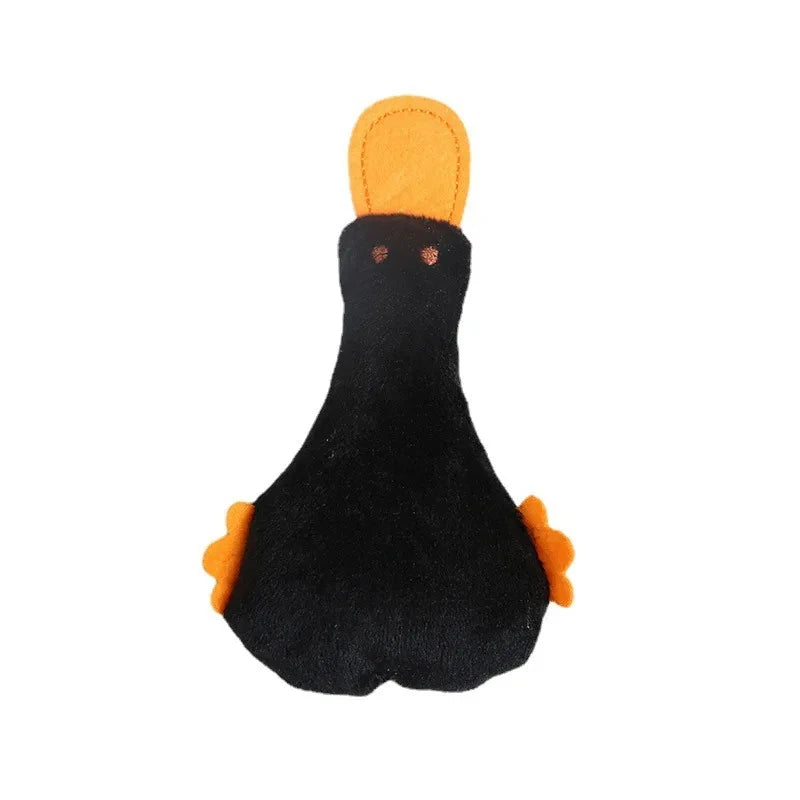 Cute Cat Toys Funny Interactive Plush Duck Cat Toy Mini Teeth Grinding Catnip Toys Kitten Chewing Toy Pets Accessories