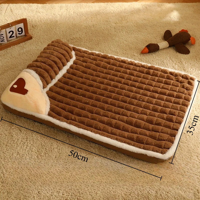 Cama Para Perros Dog Bed Winter Warm Dog Mat Warm Dogs Sleeping Bed Soft Pet Blanket Removable Washable Pet Beds Dogs Beds