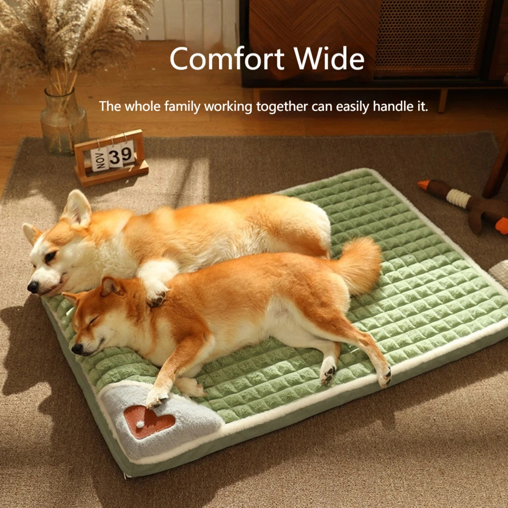 Cama Para Perros Dog Bed Winter Warm Dog Mat Warm Dogs Sleeping Bed Soft Pet Blanket Removable Washable Pet Beds Dogs Beds