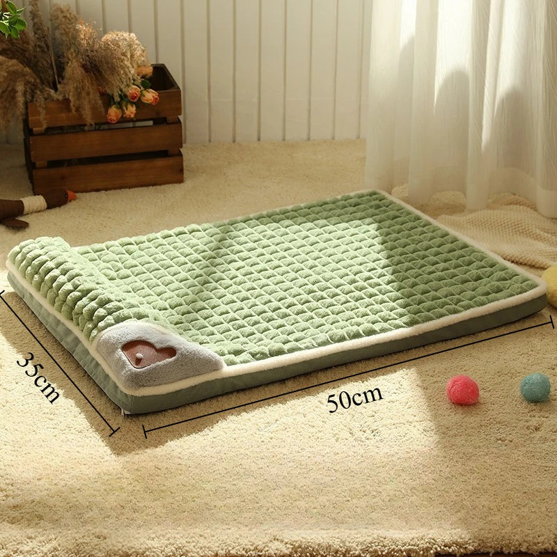 Cama Para Perros Dog Bed Winter Warm Dog Mat Warm Dogs Sleeping Bed Soft Pet Blanket Removable Washable Pet Beds Dogs Beds
